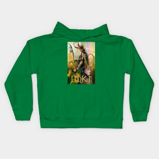 Loki Variants Illustration Kids Hoodie